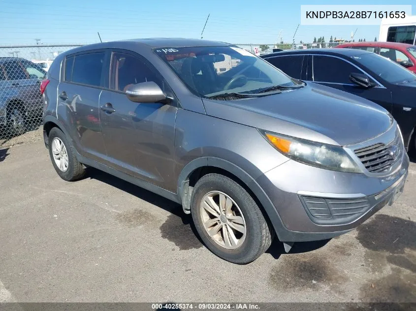 2011 Kia Sportage Lx VIN: KNDPB3A28B7161653 Lot: 40255374