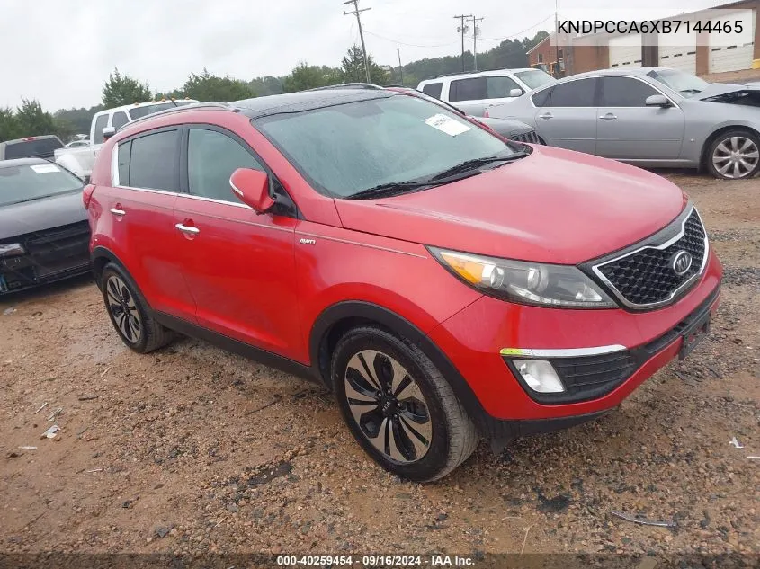 2011 Kia Sportage Sx VIN: KNDPCCA6XB7144465 Lot: 40259454