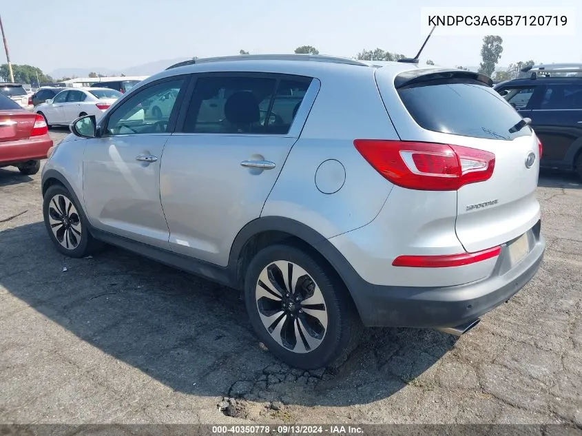 KNDPC3A65B7120719 2011 Kia Sportage Sx