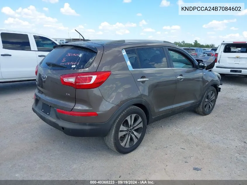 KNDPCCA24B7084602 2011 Kia Sportage Ex