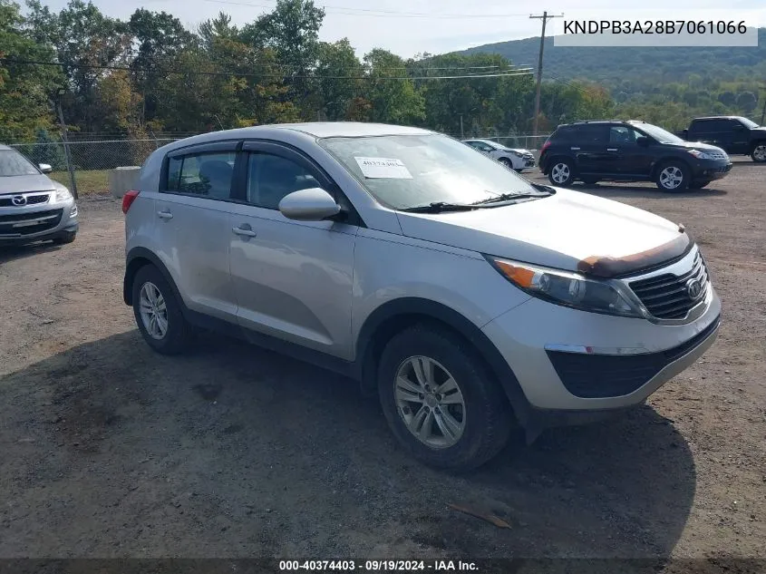 2011 Kia Sportage VIN: KNDPB3A28B7061066 Lot: 40374403