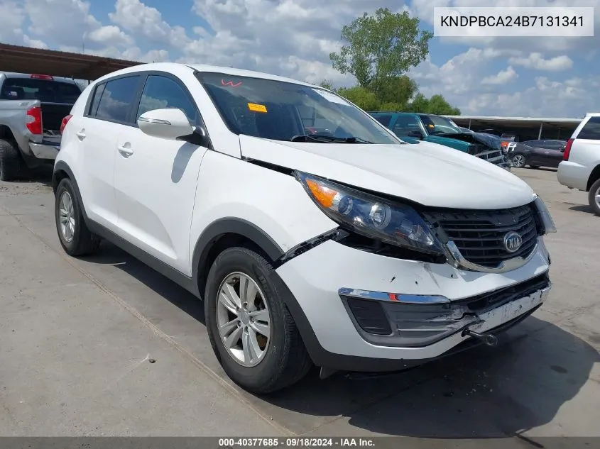 KNDPBCA24B7131341 2011 Kia Sportage Lx