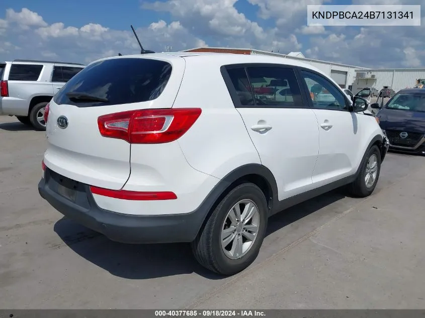 KNDPBCA24B7131341 2011 Kia Sportage Lx