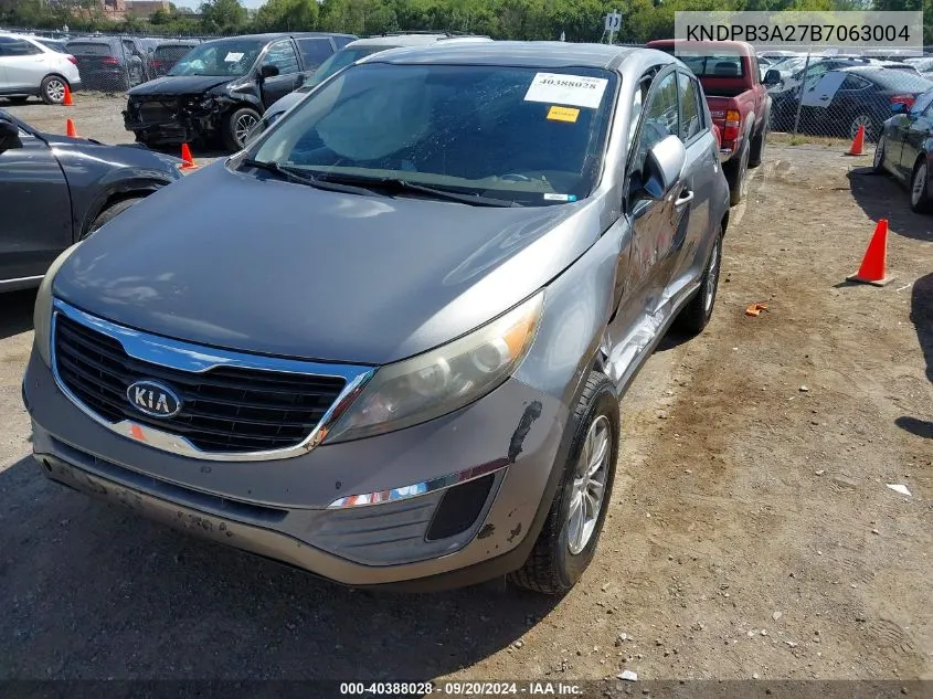 KNDPB3A27B7063004 2011 Kia Sportage Lx