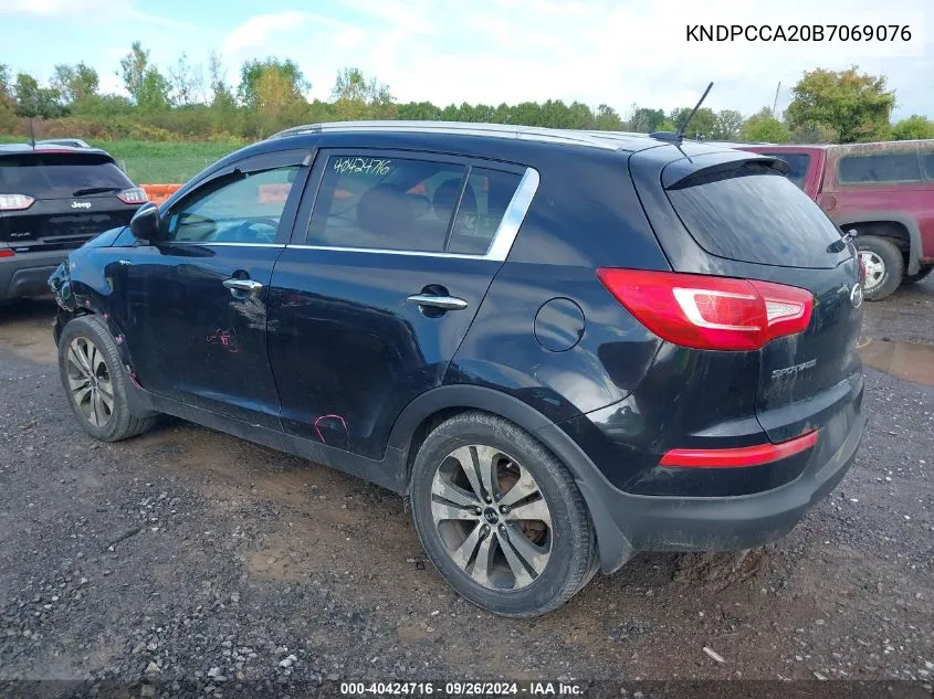 KNDPCCA20B7069076 2011 Kia Sportage Ex/Sx