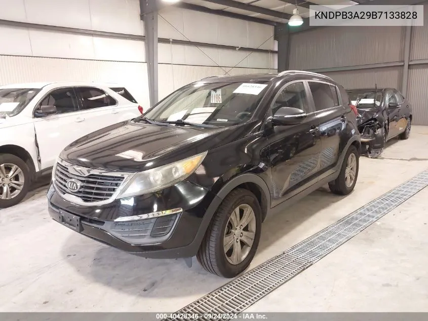 2011 Kia Sportage Lx VIN: KNDPB3A29B7133828 Lot: 40428346