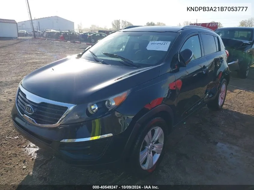 2011 Kia Sportage Lx VIN: KNDPB3A21B7053777 Lot: 40549247