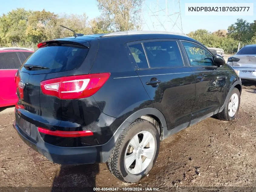 2011 Kia Sportage Lx VIN: KNDPB3A21B7053777 Lot: 40549247