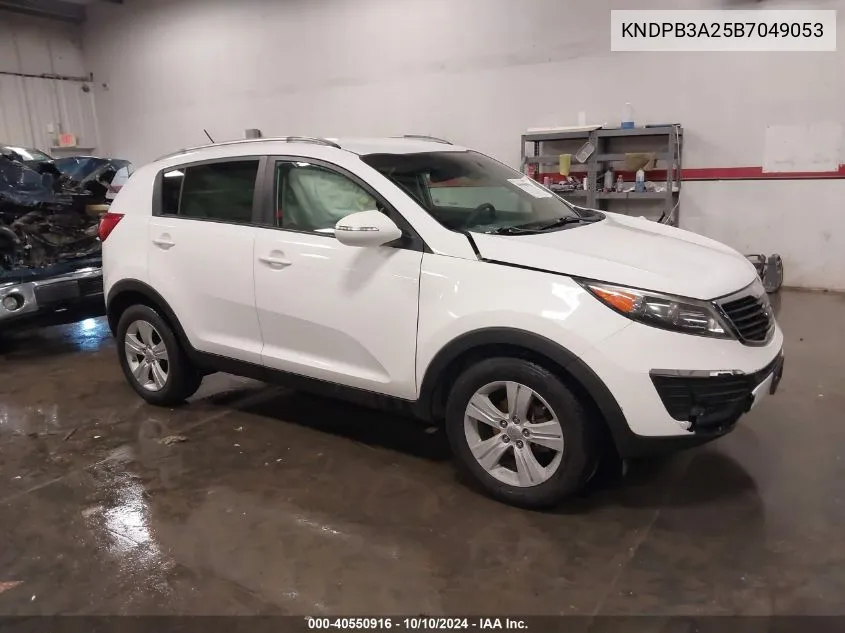 2011 Kia Sportage Lx VIN: KNDPB3A25B7049053 Lot: 40550916