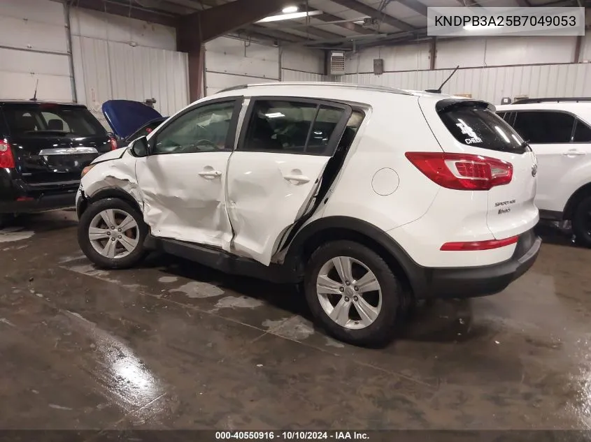 2011 Kia Sportage Lx VIN: KNDPB3A25B7049053 Lot: 40550916