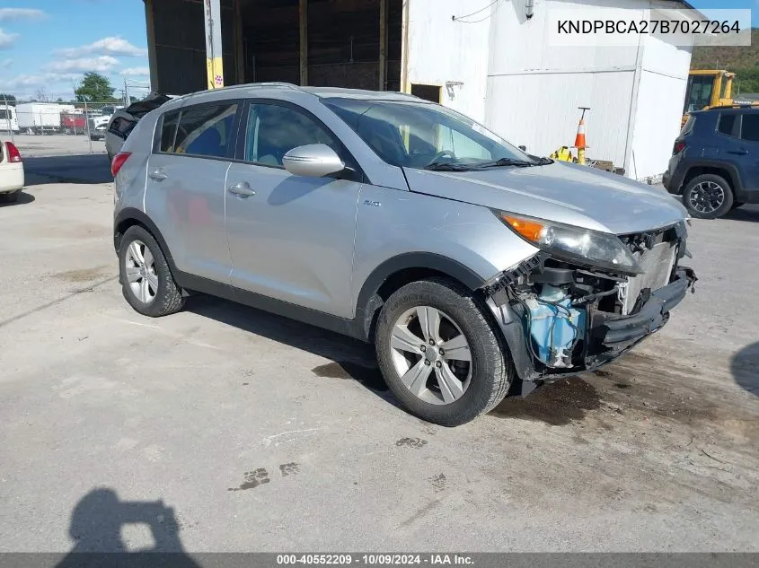 KNDPBCA27B7027264 2011 Kia Sportage Lx