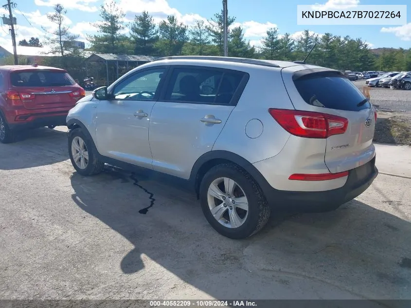 KNDPBCA27B7027264 2011 Kia Sportage Lx