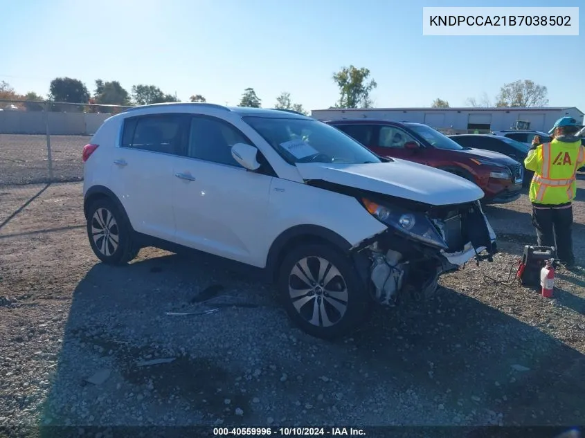 2011 Kia Sportage Ex VIN: KNDPCCA21B7038502 Lot: 40559996