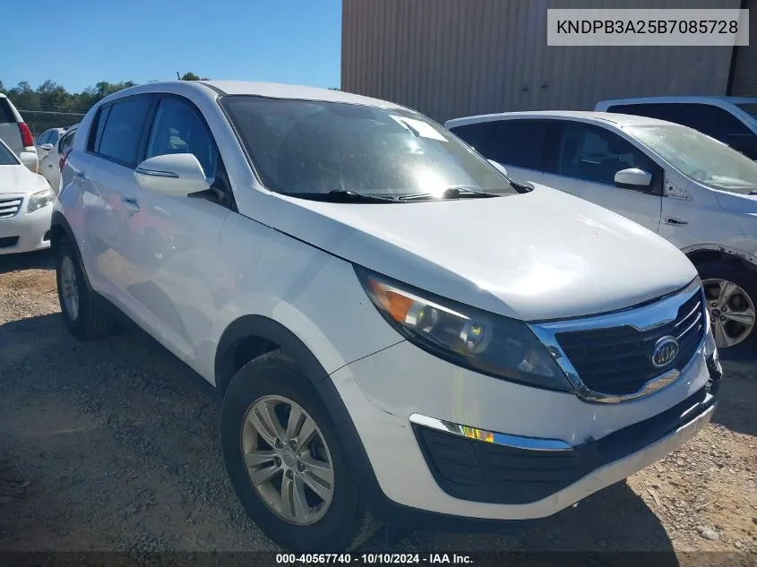 2011 Kia Sportage Lx VIN: KNDPB3A25B7085728 Lot: 40567740