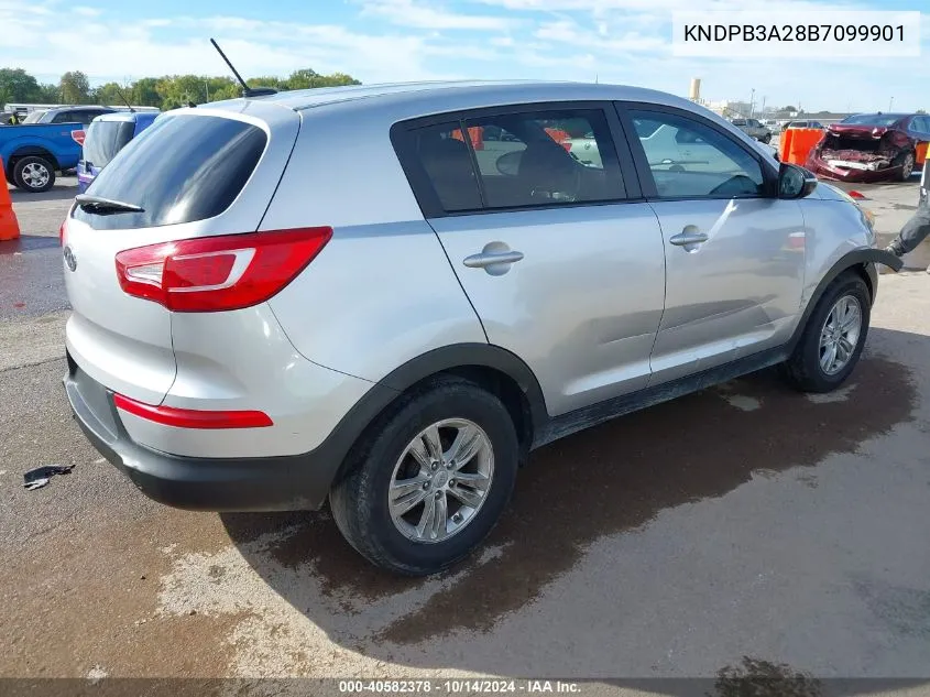 KNDPB3A28B7099901 2011 Kia Sportage Lx