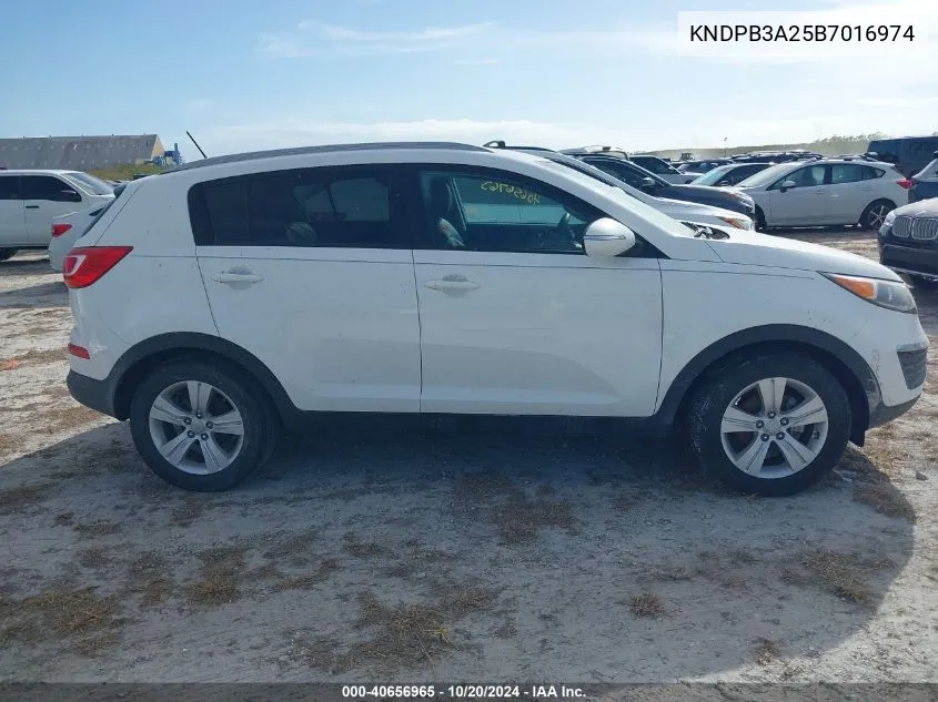 2011 Kia Sportage Lx VIN: KNDPB3A25B7016974 Lot: 40656965