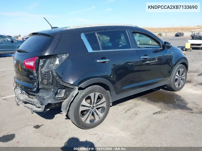 KNDPCCA2XB7133690 2011 Kia Sportage Ex