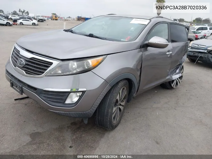 2011 Kia Sportage Ex VIN: KNDPC3A28B7020336 Lot: 40695895