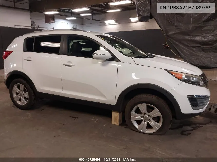 2011 Kia Sportage Lx VIN: KNDPB3A21B7089789 Lot: 40729496