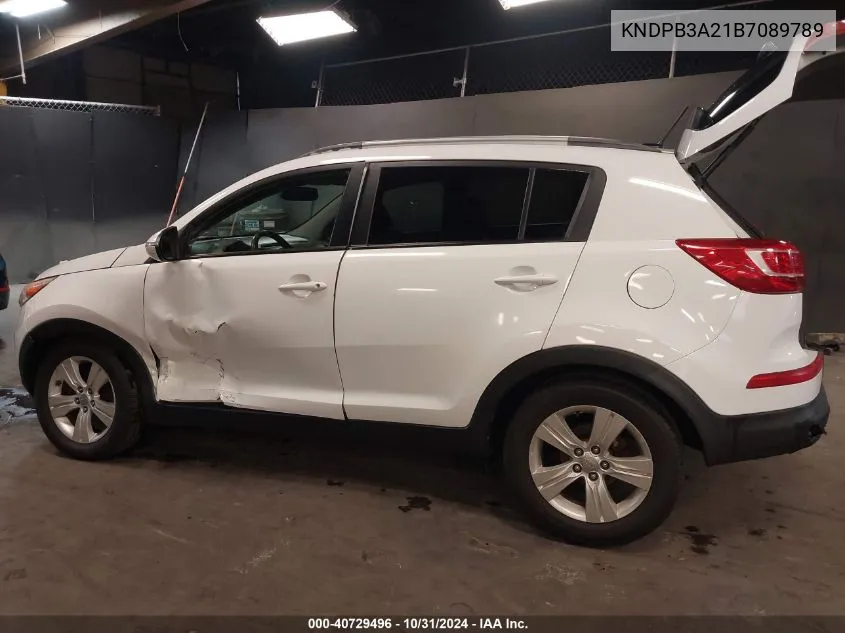 2011 Kia Sportage Lx VIN: KNDPB3A21B7089789 Lot: 40729496