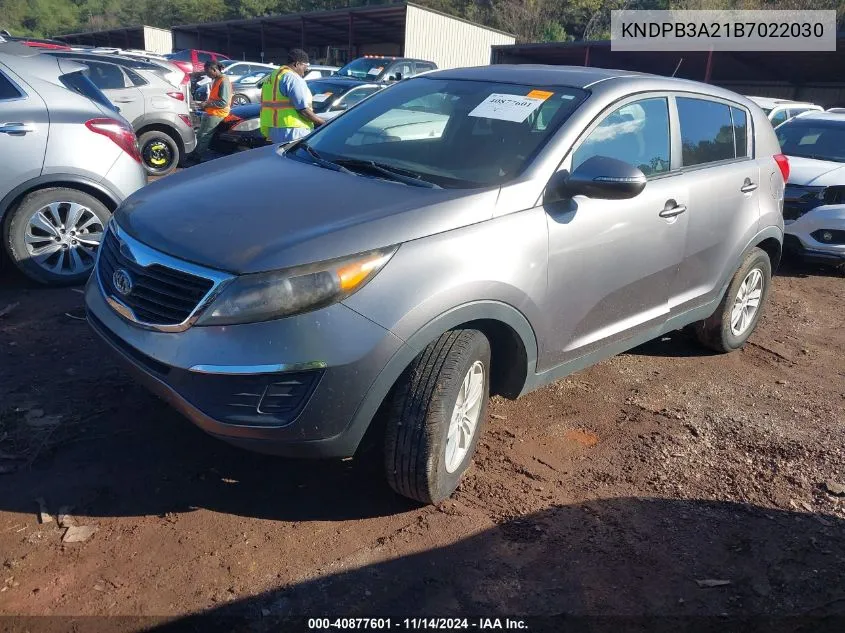 2011 Kia Sportage Lx VIN: KNDPB3A21B7022030 Lot: 40877601