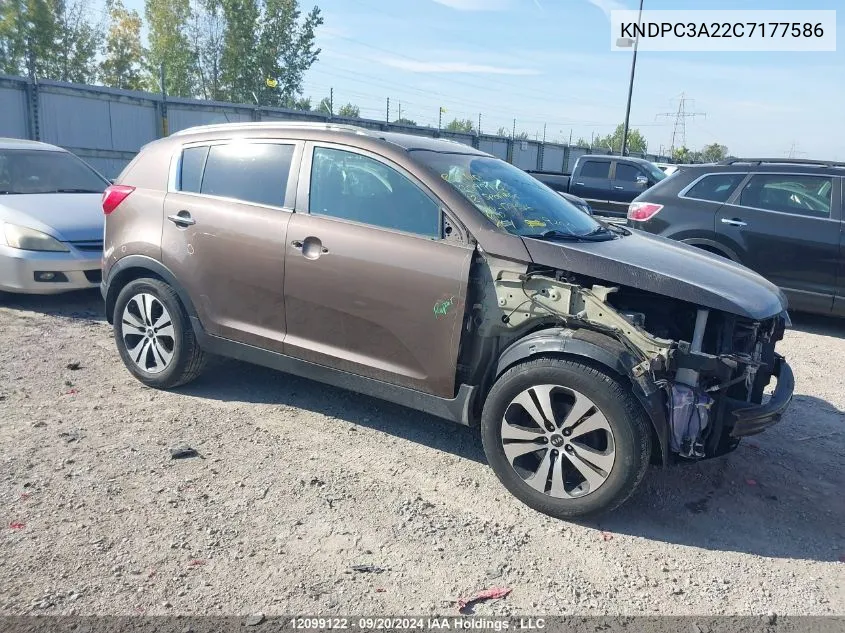 KNDPC3A22C7177586 2012 Kia Sportage