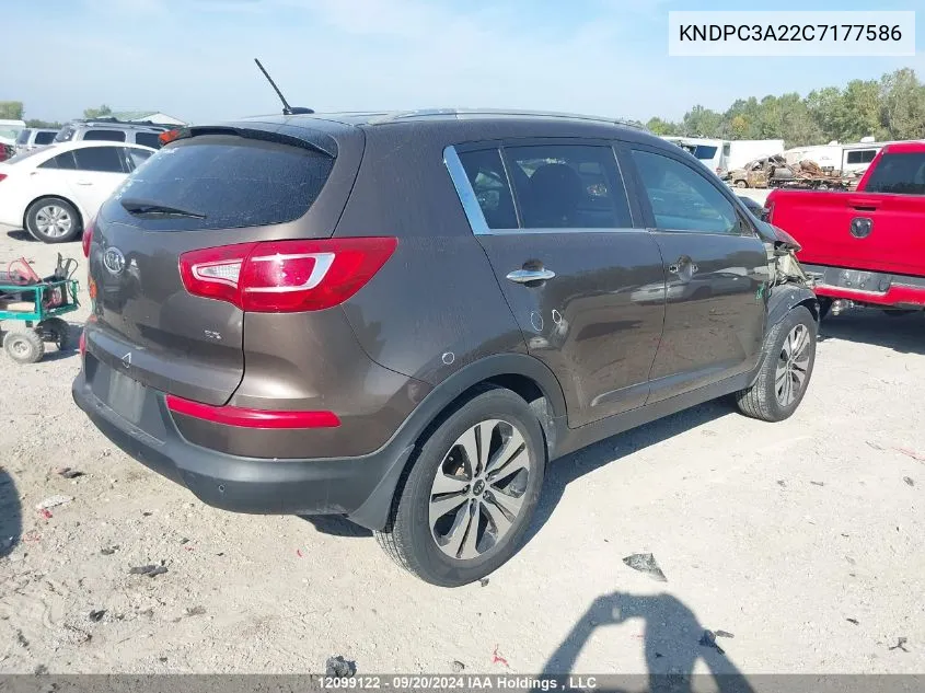 KNDPC3A22C7177586 2012 Kia Sportage