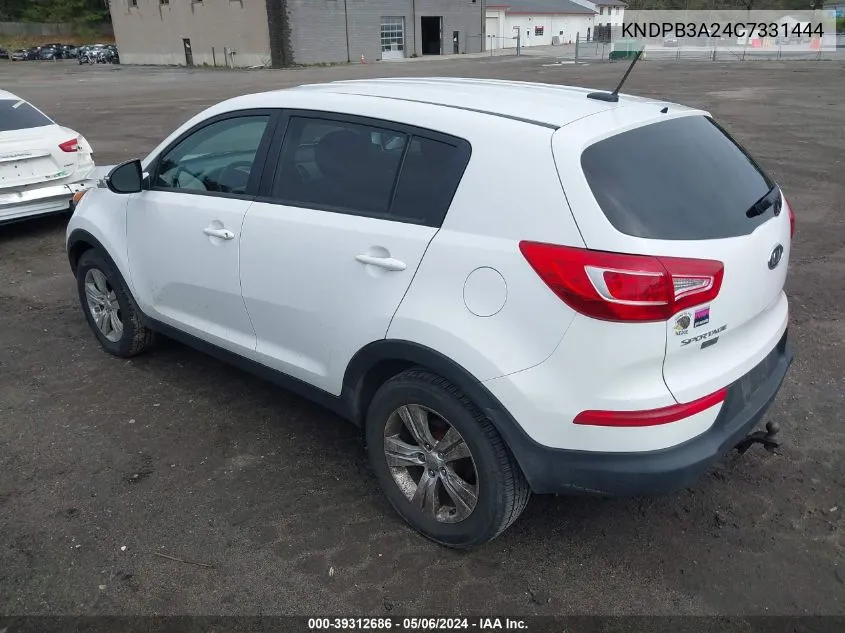 KNDPB3A24C7331444 2012 Kia Sportage Lx