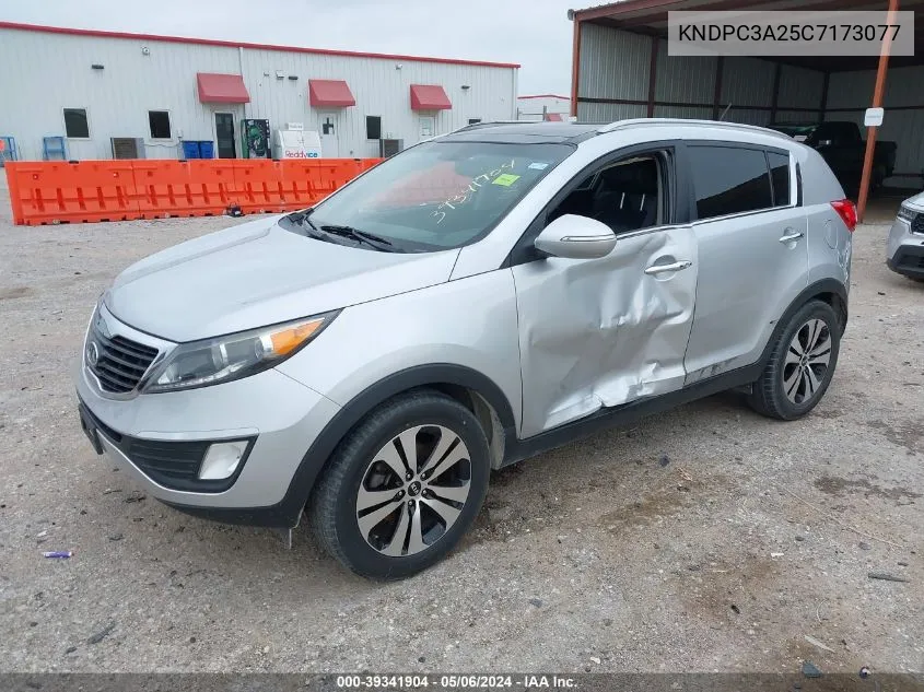 2012 Kia Sportage Ex VIN: KNDPC3A25C7173077 Lot: 39341904