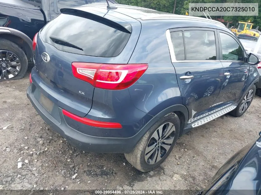 KNDPCCA20C7325010 2012 Kia Sportage Ex