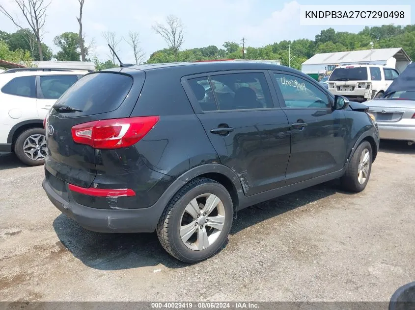 KNDPB3A27C7290498 2012 Kia Sportage Lx