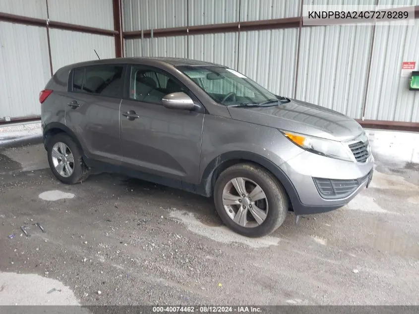 KNDPB3A24C7278289 2012 Kia Sportage Lx