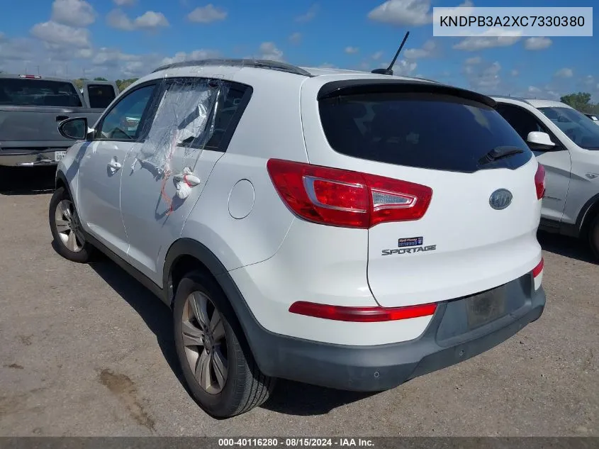 KNDPB3A2XC7330380 2012 Kia Sportage Lx