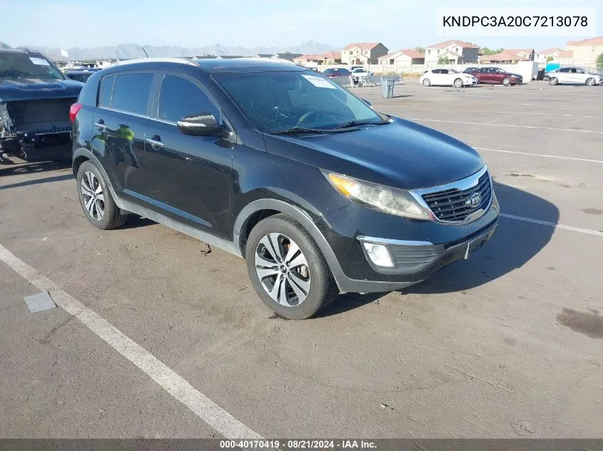 KNDPC3A20C7213078 2012 Kia Sportage Ex