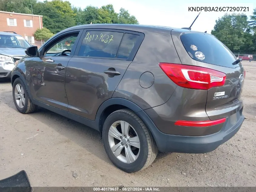 KNDPB3A26C7290721 2012 Kia Sportage Lx