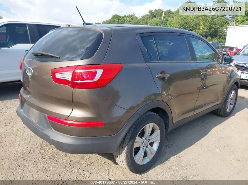 KNDPB3A26C7290721 2012 Kia Sportage Lx