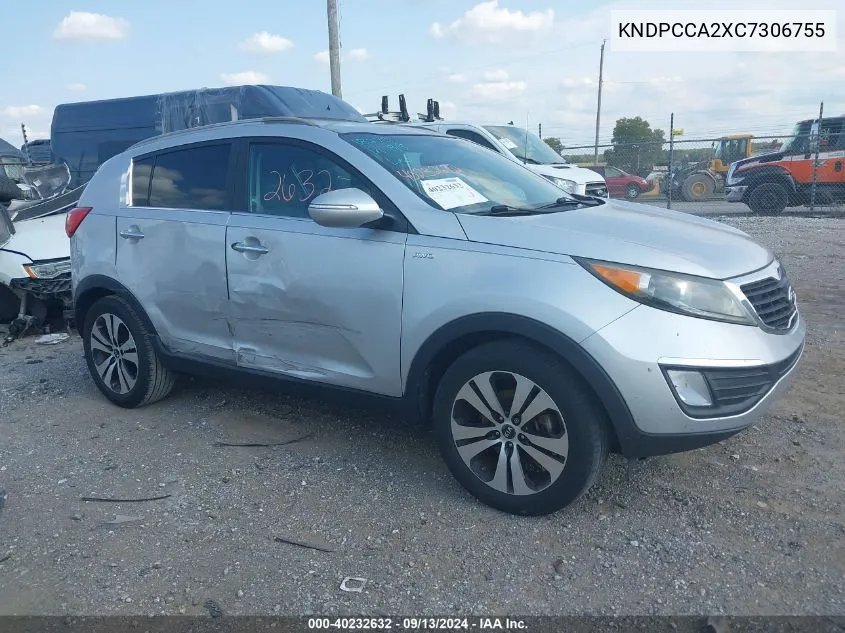 KNDPCCA2XC7306755 2012 Kia Sportage Ex