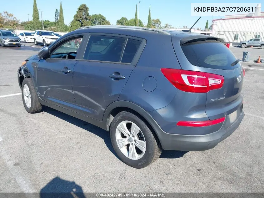 KNDPB3A27C7206311 2012 Kia Sportage Lx