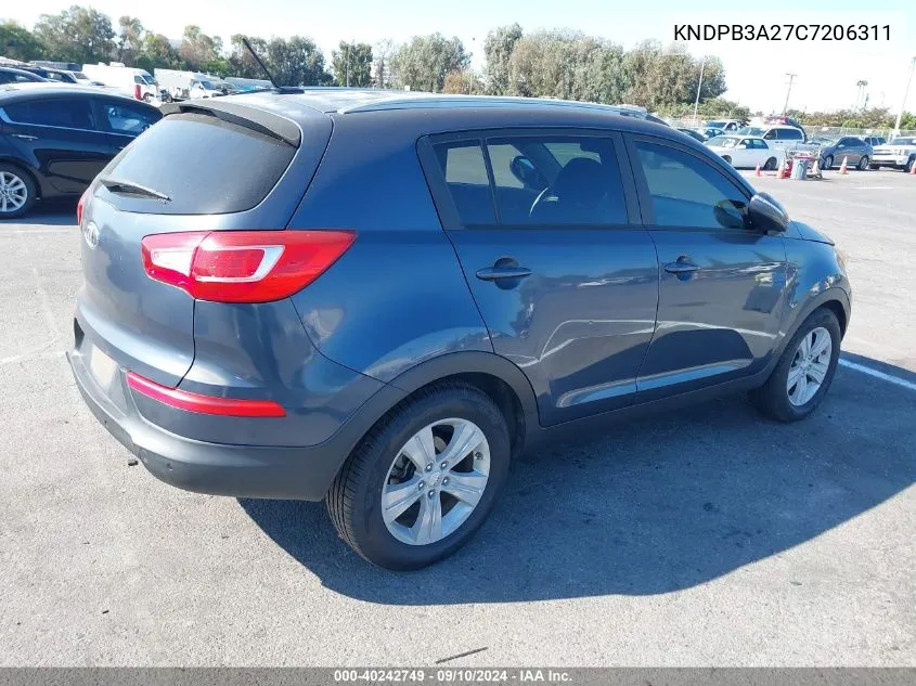 KNDPB3A27C7206311 2012 Kia Sportage Lx