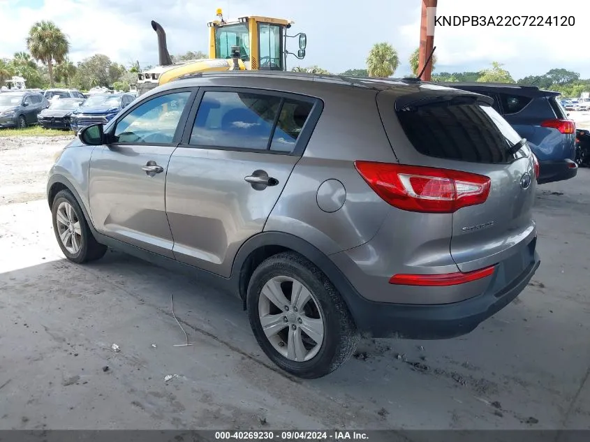 KNDPB3A22C7224120 2012 Kia Sportage Lx