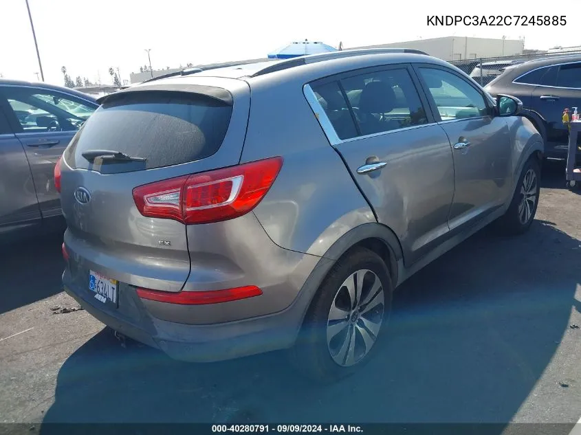 KNDPC3A22C7245885 2012 Kia Sportage Ex