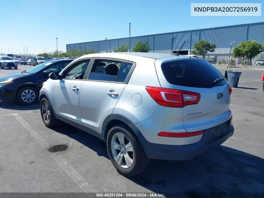 KNDPB3A20C7256919 2012 Kia Sportage Lx