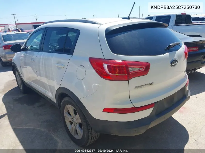 KNDPB3A25C7250730 2012 Kia Sportage Lx