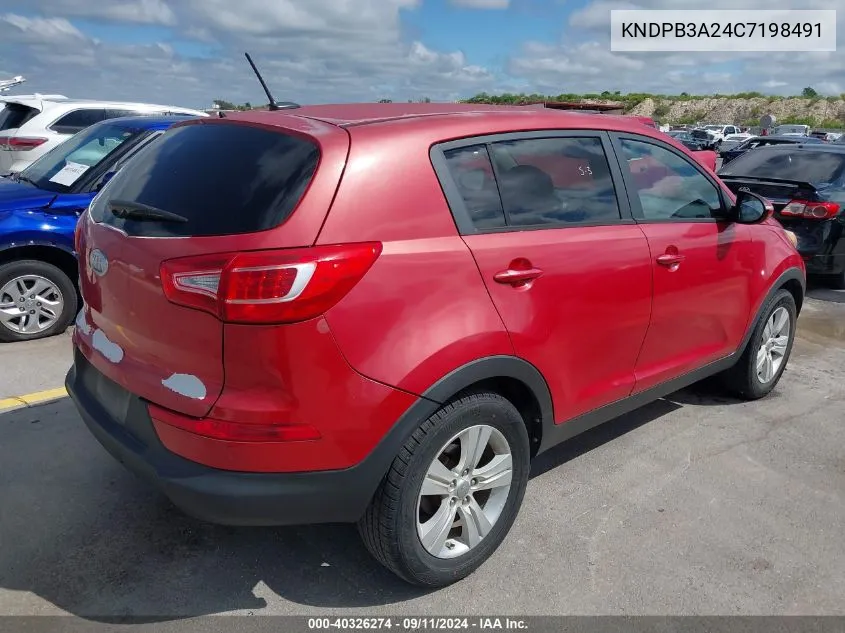 KNDPB3A24C7198491 2012 Kia Sportage Lx