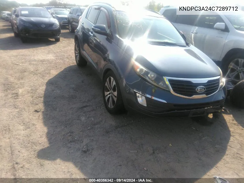 2012 Kia Sportage Ex VIN: KNDPC3A24C7289712 Lot: 40356342