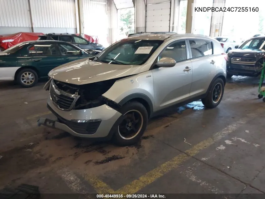 KNDPBCA24C7255160 2012 Kia Sportage Lx