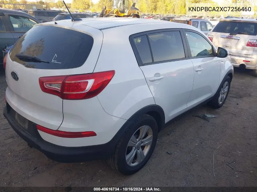 KNDPBCA2XC7256460 2012 Kia Sportage Lx