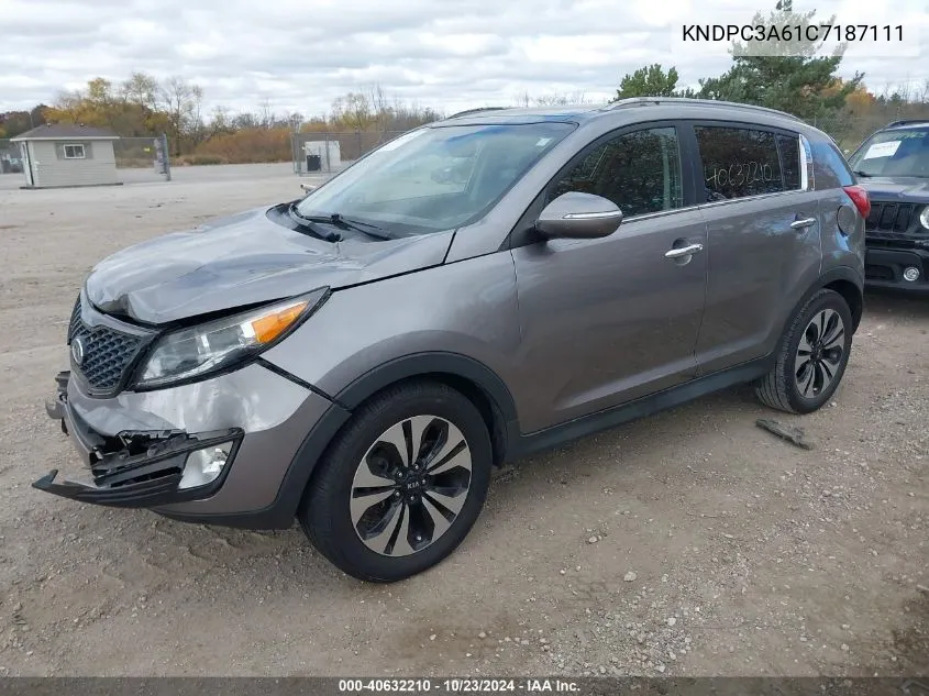 KNDPC3A61C7187111 2012 Kia Sportage Sx