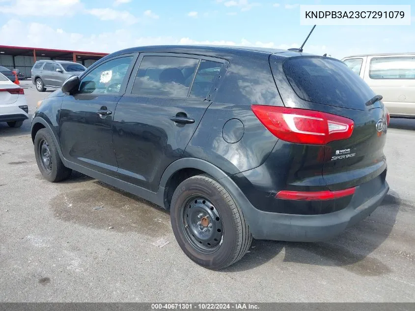 2012 Kia Sportage Lx VIN: KNDPB3A23C7291079 Lot: 40671301