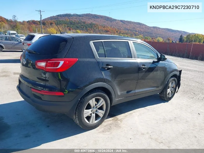 2012 Kia Sportage Lx VIN: KNDPBCA29C7230710 Lot: 40673904